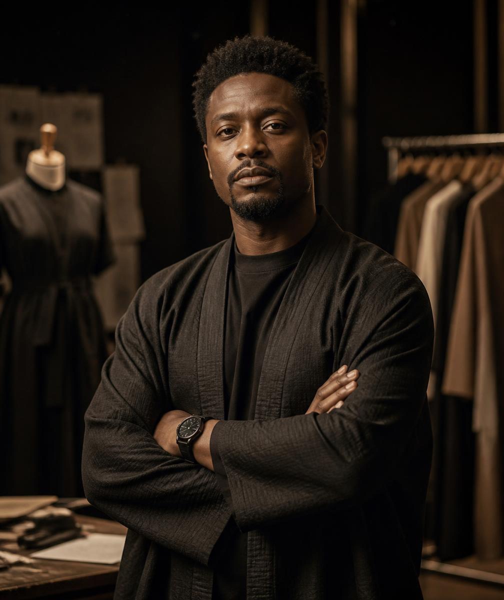 The founder and lead designer of VEE World in the atelier